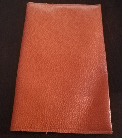 Orange And a Tan Envelope Clutch - Picture 6 of 6